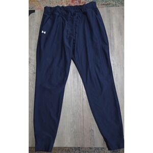 Under Armour Navy Blue Jogger Sweatpants Athletic Men M